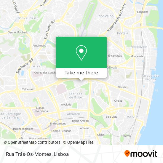 Rua Trás-Os-Montes mapa