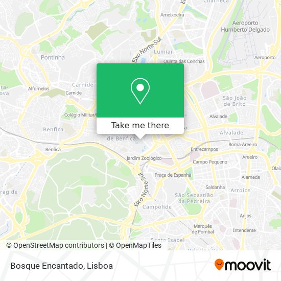 Bosque Encantado mapa