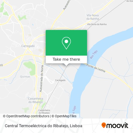 Central Termoeléctrica do Ribatejo map