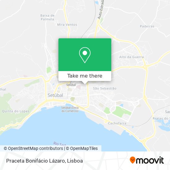 Praceta Bonifácio Lázaro mapa
