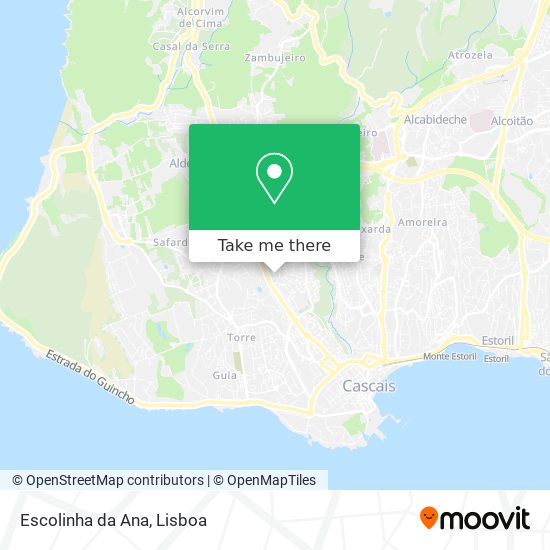 Escolinha da Ana mapa