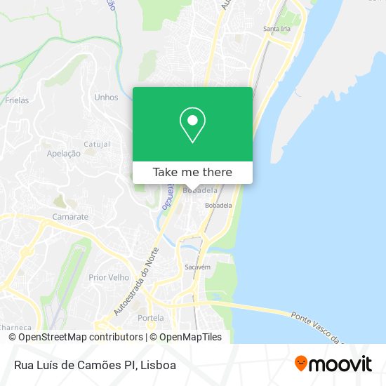 Rua Luís de Camões PI map