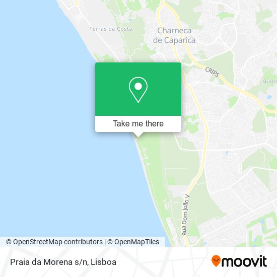 Praia da Morena s/n map