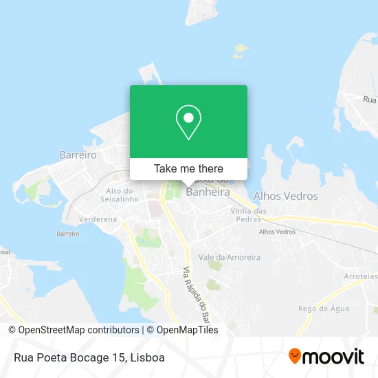 Rua Poeta Bocage 15 map