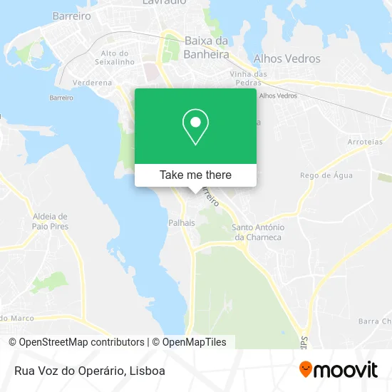Rua Voz do Operário map