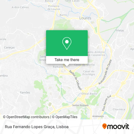 Rua Fernando Lopes Graça map