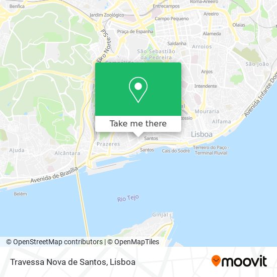 Travessa Nova de Santos map