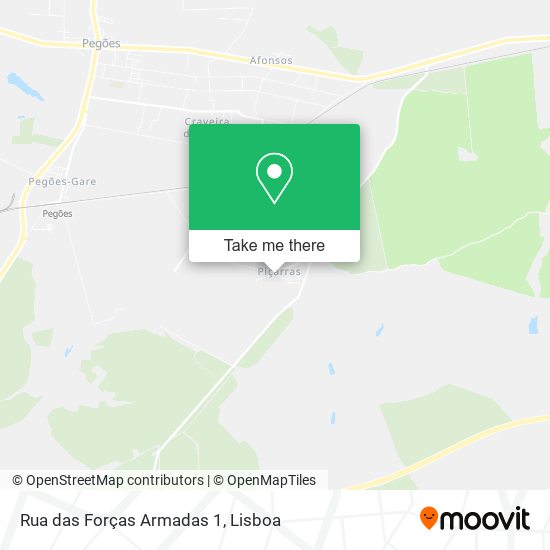 Rua das Forças Armadas 1 map