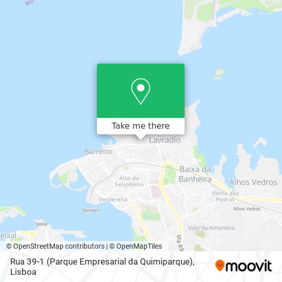 Rua 39-1 (Parque Empresarial da Quimiparque) map
