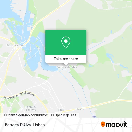 Barroca D'Alva map