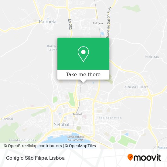 Colégio São Filipe map