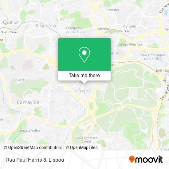 Rua Paul Harris 3 map