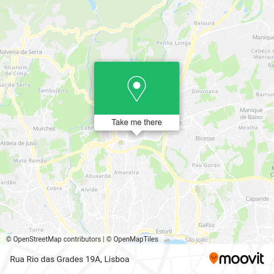 Rua Rio das Grades 19A map