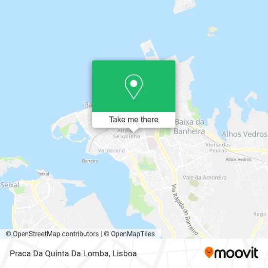 Praca Da Quinta Da Lomba map