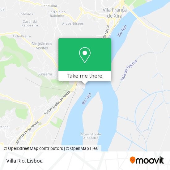 Villa Rio map