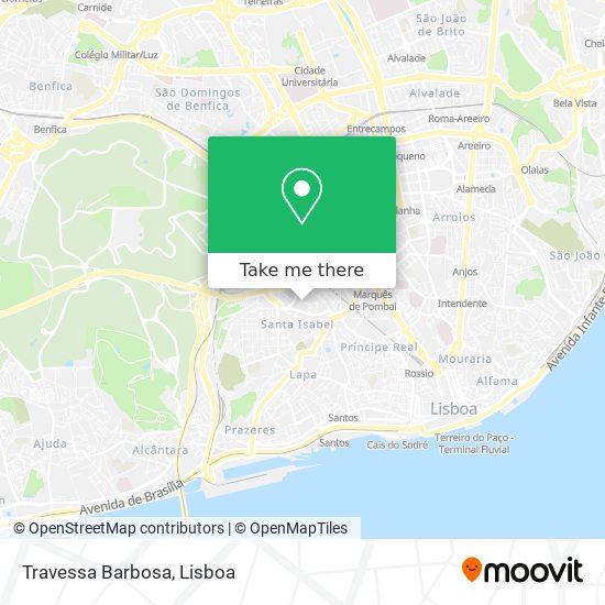Travessa Barbosa map