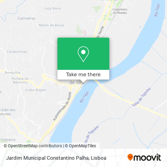 Jardim Municipal Constantino Palha map
