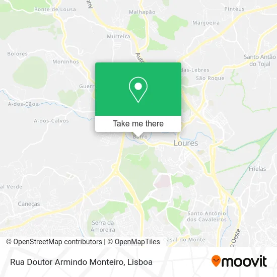 Rua Doutor Armindo Monteiro map