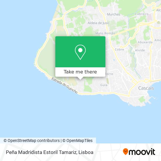 Peña Madridista Estoril Tamariz map