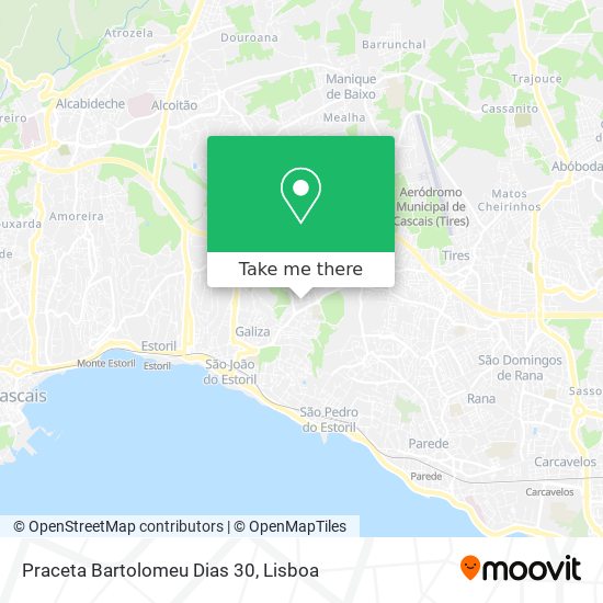 Praceta Bartolomeu Dias 30 mapa