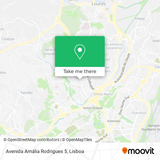 Avenida Amália Rodrigues 5 map