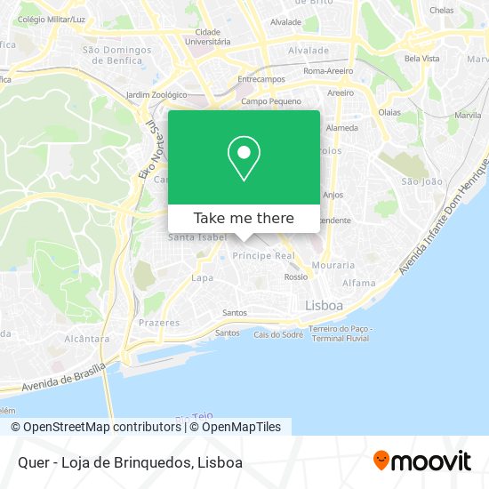 Quer - Loja de Brinquedos map