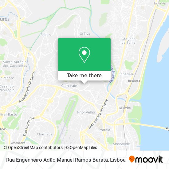 Rua Engenheiro Adão Manuel Ramos Barata mapa