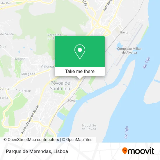 Parque de Merendas map