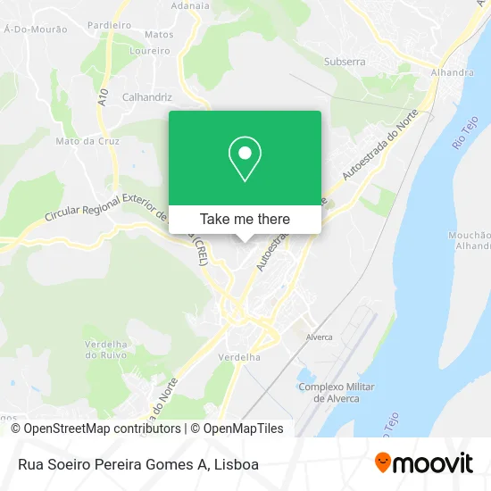 Rua Soeiro Pereira Gomes A map