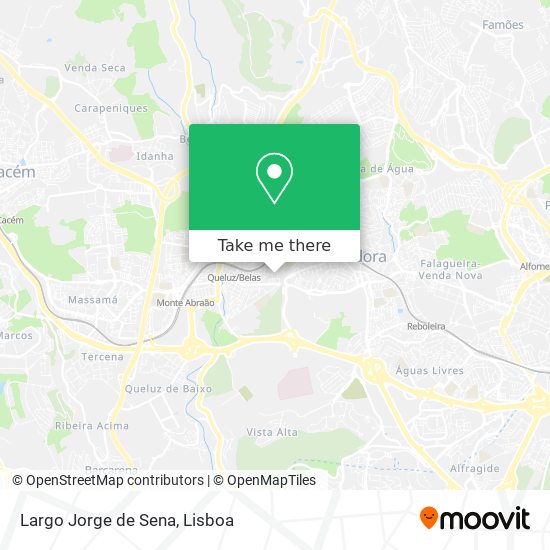 Largo Jorge de Sena map