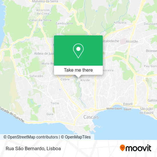 Rua São Bernardo map