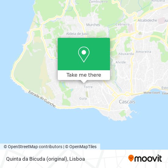 Quinta da Bicuda (original) map