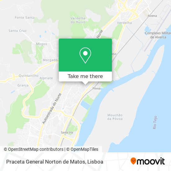Praceta General Norton de Matos mapa
