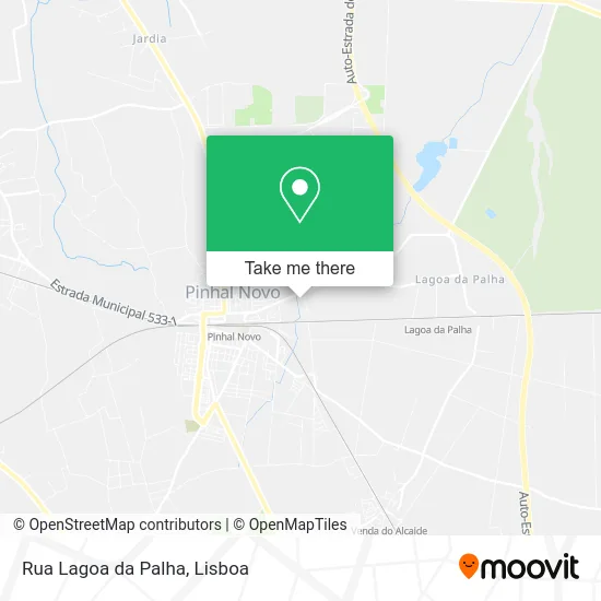 Rua Lagoa da Palha map