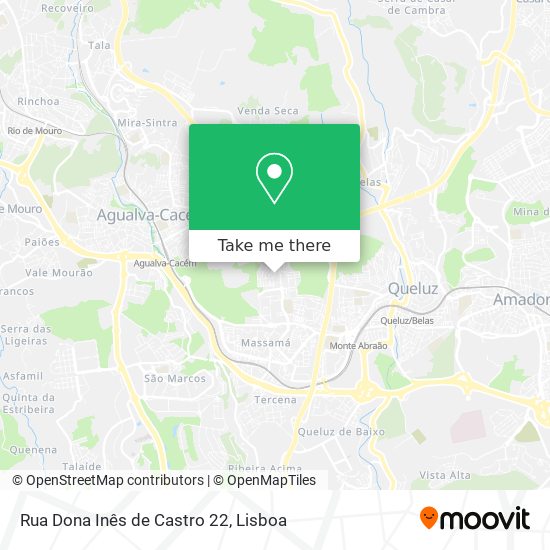 Rua Dona Inês de Castro 22 map