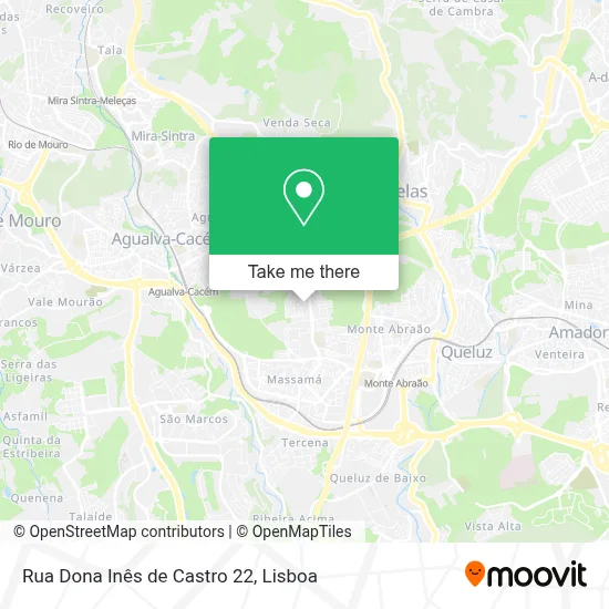 Rua Dona Inês de Castro 22 map