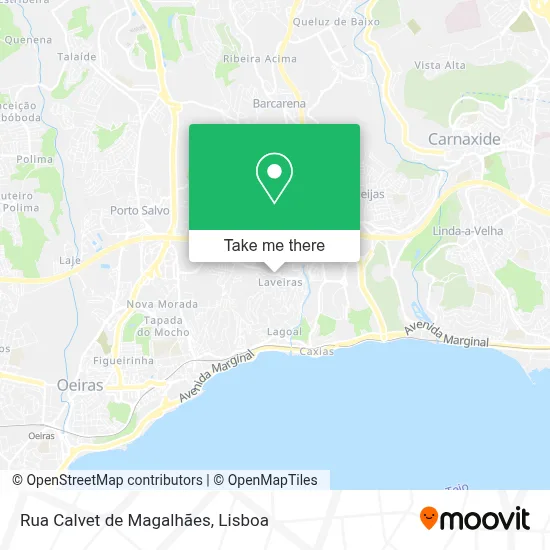 Rua Calvet de Magalhães map