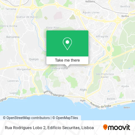 Rua Rodrigues Lobo 2, Edifício Securitas map