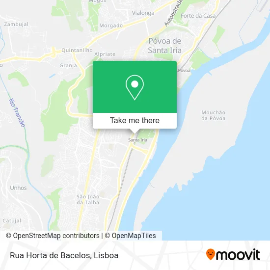 Rua Horta de Bacelos map