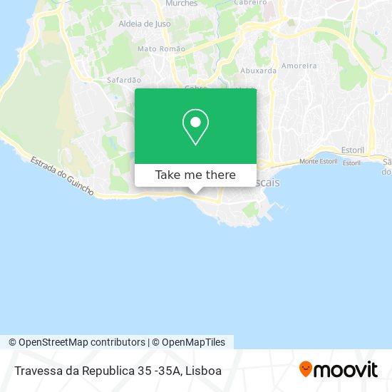 Travessa da Republica 35 -35A mapa