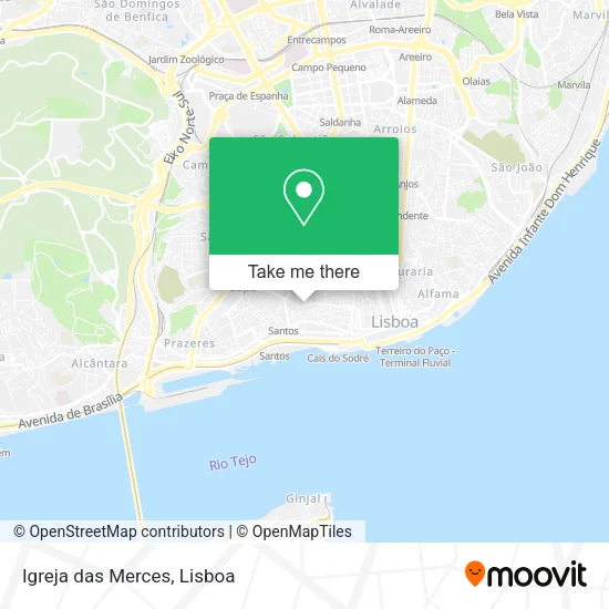 Igreja das Merces map