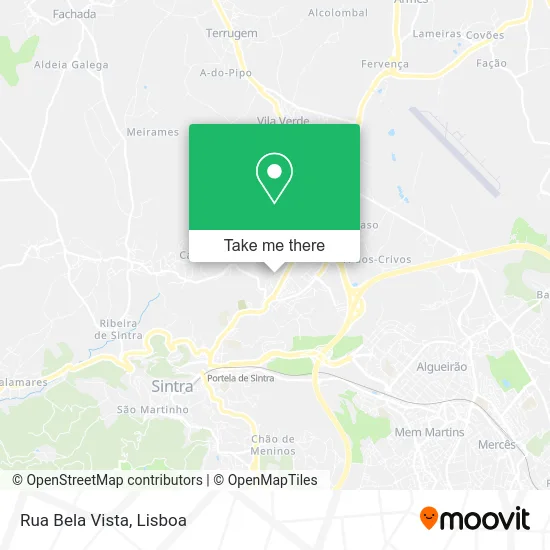 Rua Bela Vista map