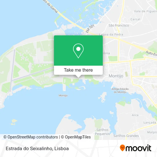 Estrada do Seixalinho map