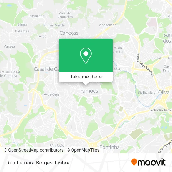 Rua Ferreira Borges map