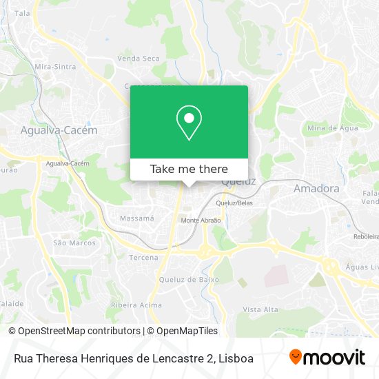 Rua Theresa Henriques de Lencastre 2 map