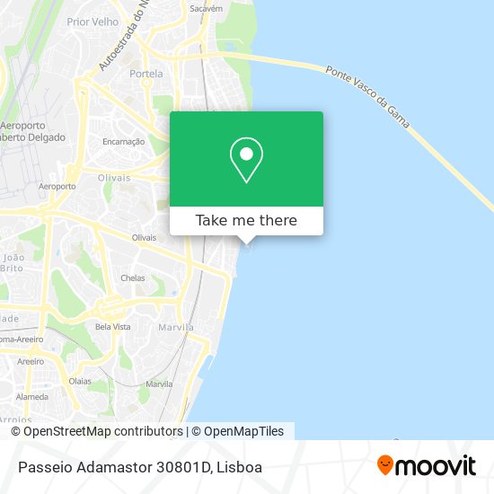 Passeio Adamastor 30801D map