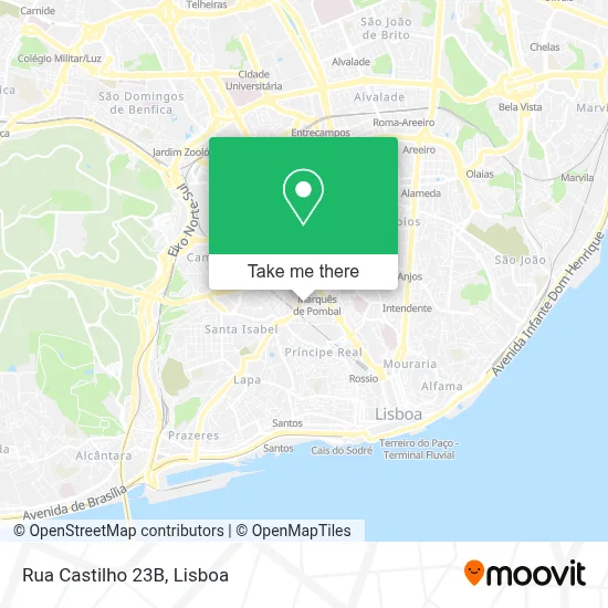 Rua Castilho 23B map
