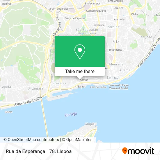 Rua da Esperança 178 map