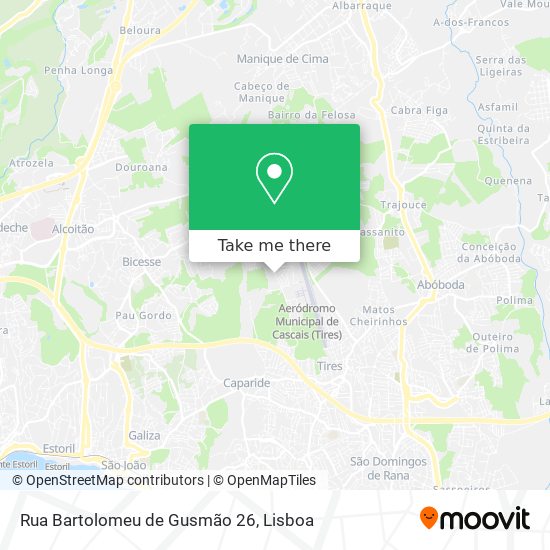 Rua Bartolomeu de Gusmão 26 map