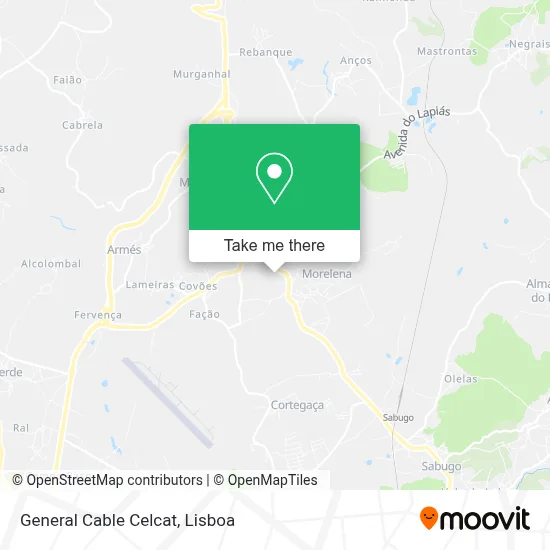 General Cable Celcat map